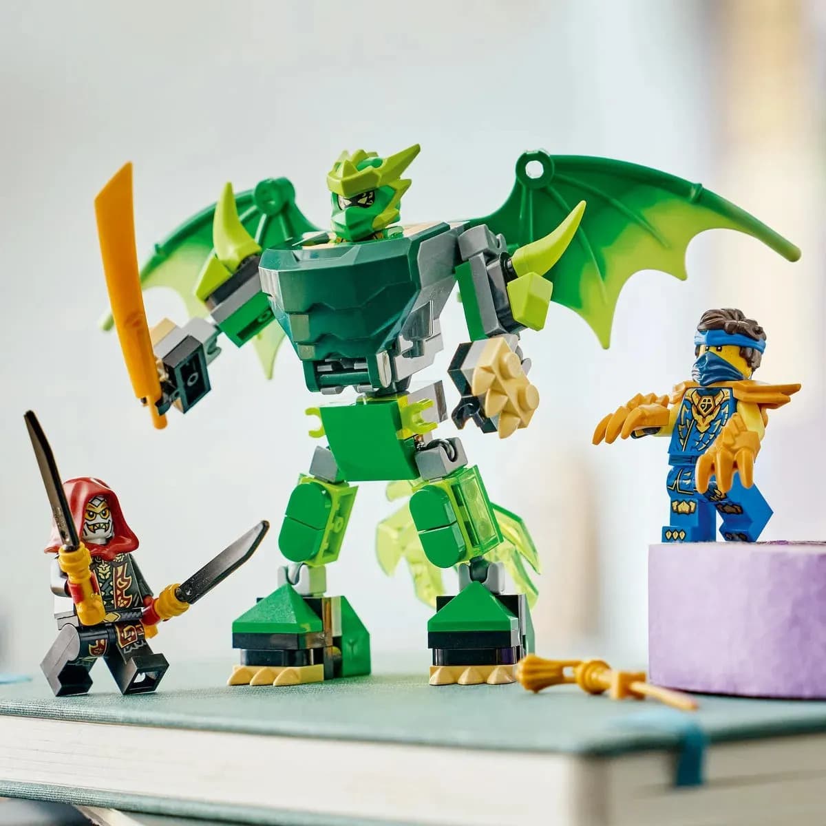 LEGO Ninjago - Pack de Batalha do Robô Dragão do Lloyd - 81 Peças - 71862 — imagem 4