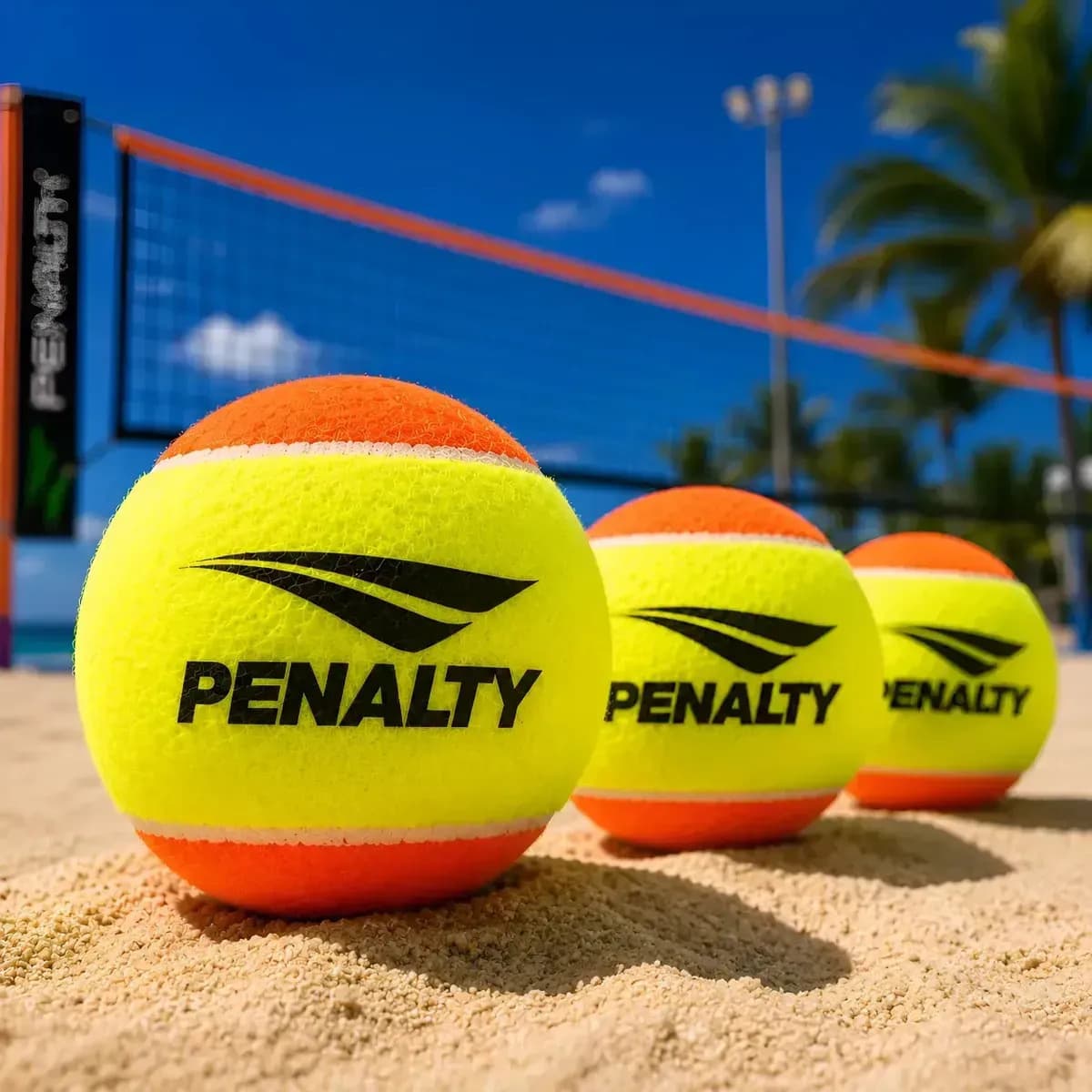 Kit 3 Bolas De Beach Tennis - Penalty Bolinhas Stage 2 Areia — imagem 2