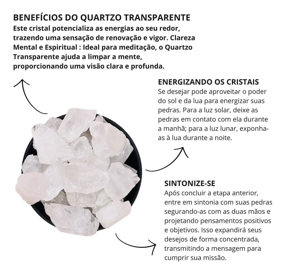 Quartzo Transparente Bruto 200g Cristal Natural Precioso — imagem 3