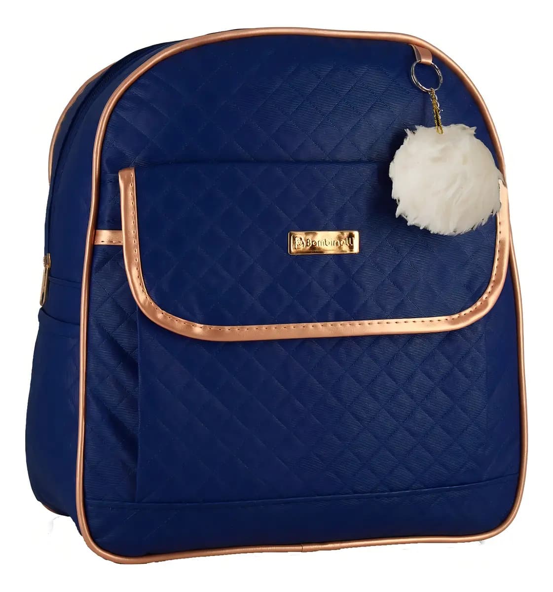 Kit Bolsa Maternidade Azul-marinho com Mochila e Trocador Bambinelli — imagem 3