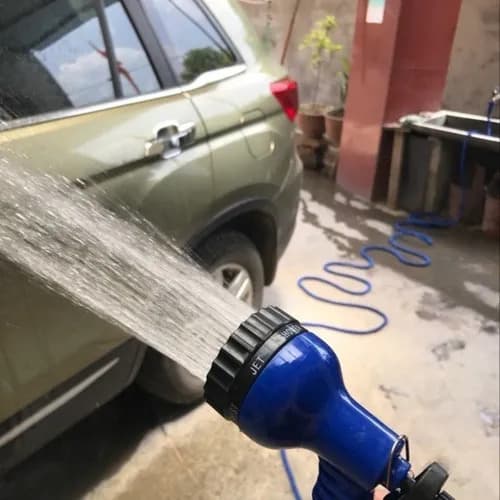 Mangueira Magica Expansível Retratil 30m Com Pistola 7 Jato Verde — imagem 6