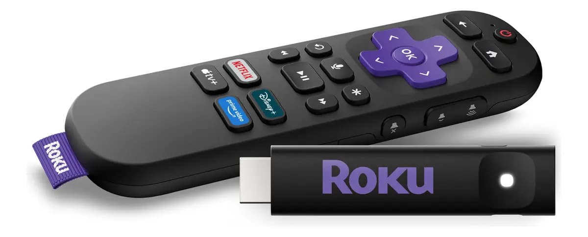Roku Streaming Stick 2025 Para Tv Hd/fhd Controle Por Voz Preto De Voz 3ª geração 3840BR — imagem 2