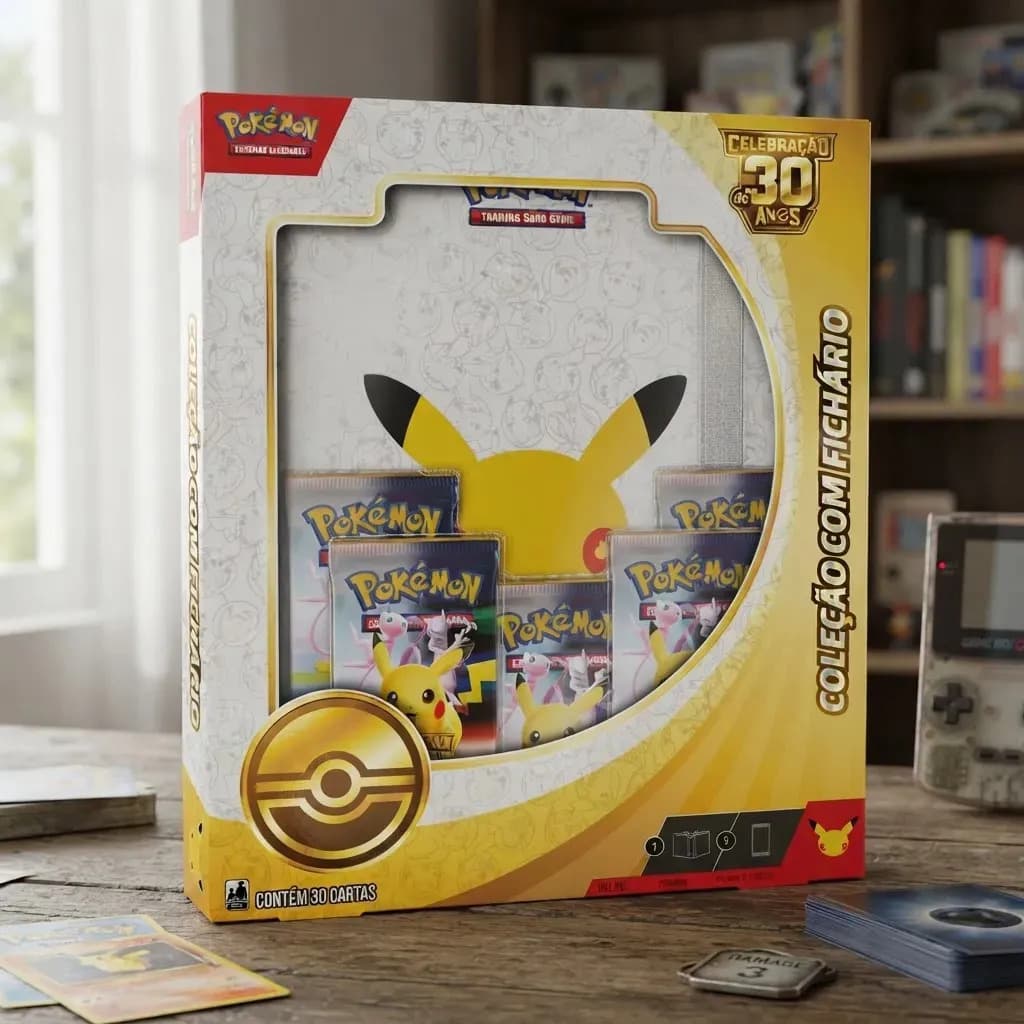 Pokémon Celebração de 30 anos – Box Coleção com Fichário — imagem 2