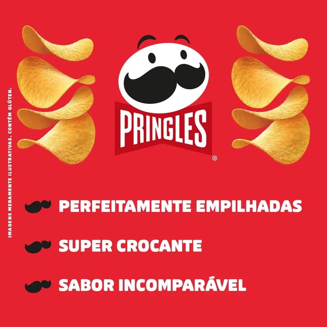 Salgadinho De Batata Sabor Original Tubo 104g Pringles — imagem 4