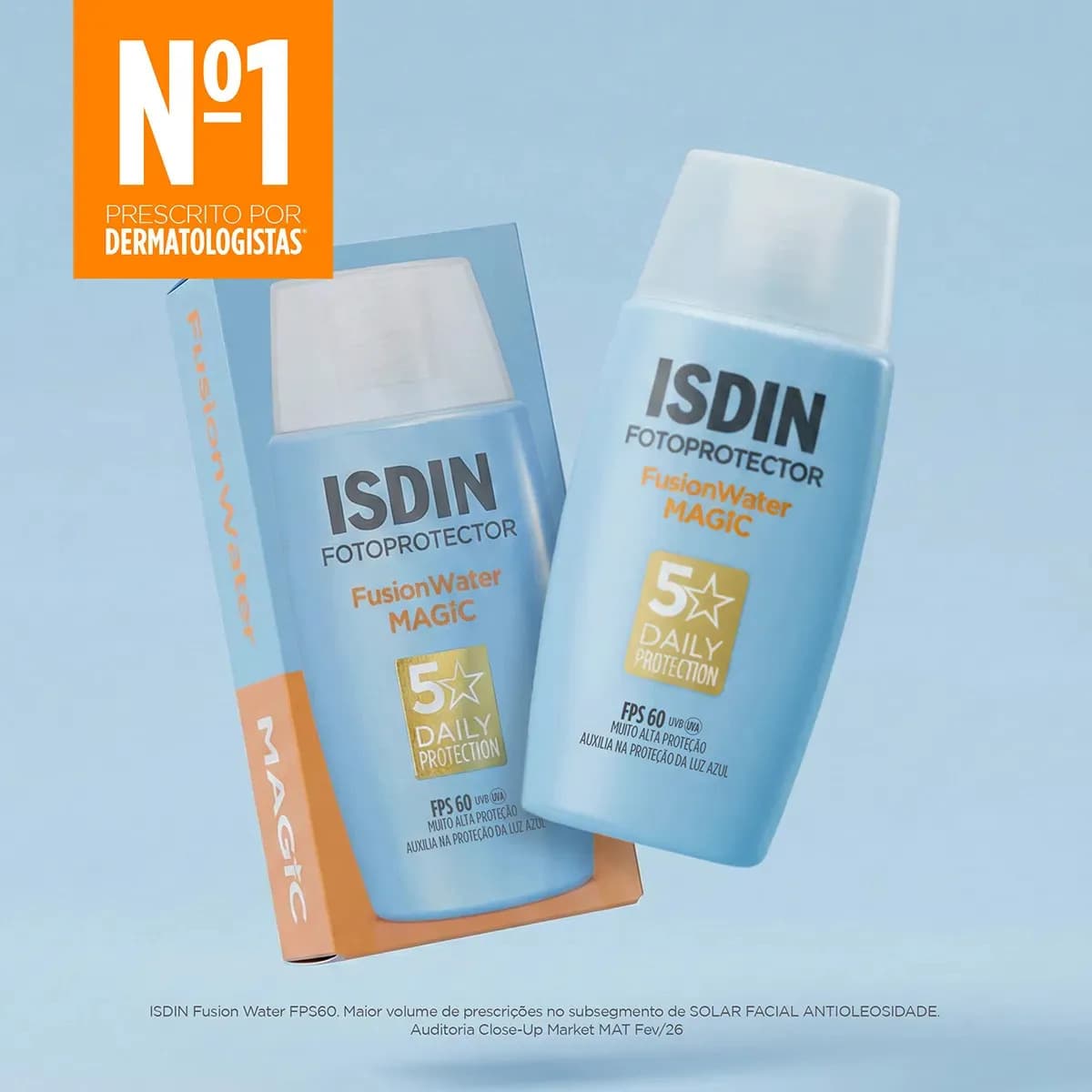 ISDIN Protetor Solar Facial Fusion Water 5 Stars Sem Cor FPS 60 - 50ml — imagem 6