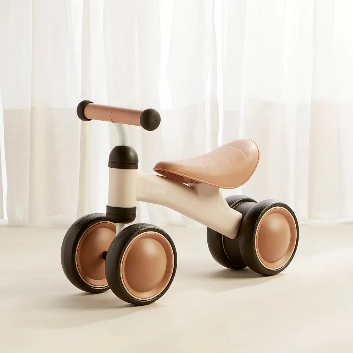 Bicicleta De Equilíbrio 4 Rodas Buba Bege — imagem 4