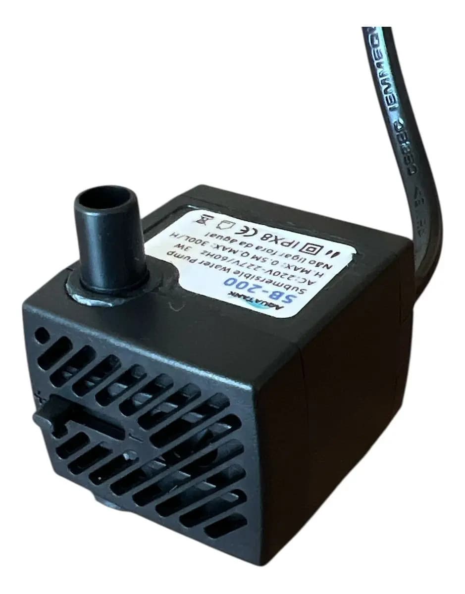 Bomba Submersa AquaTank SB-200 Aquário Fonte 300 L/H — imagem 6