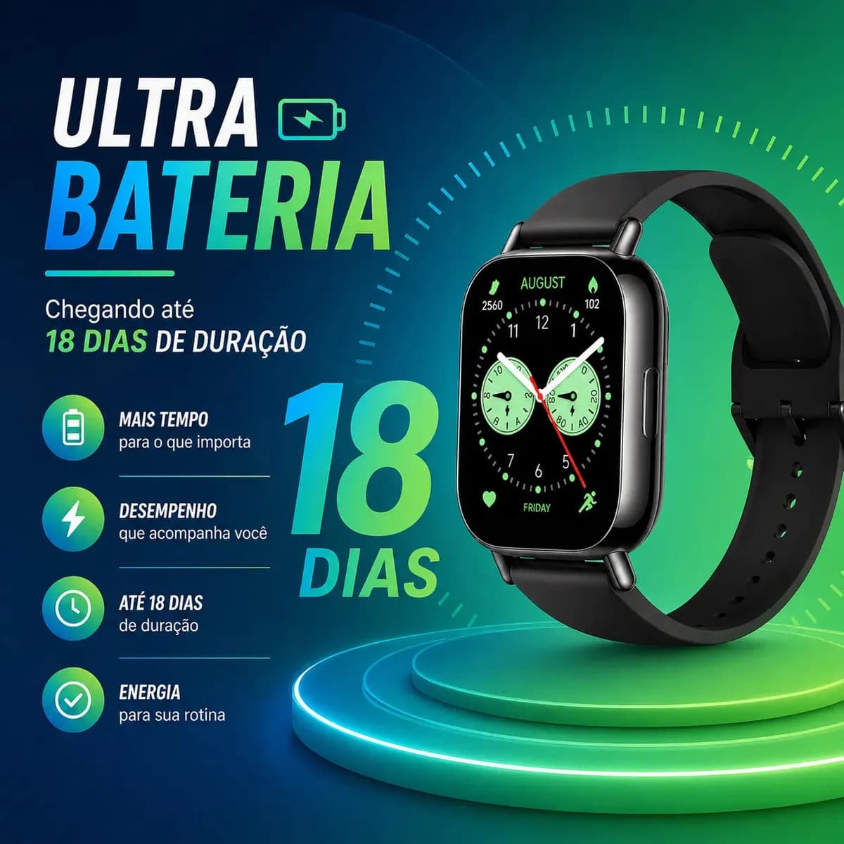 Relógio Smartwatch Redmi Watch 5 Active Lite Xiaomi Preto Prateado — imagem 5