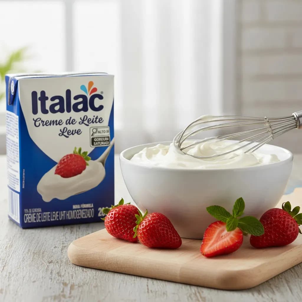 Creme De Leite Leve Uht Italac 200g