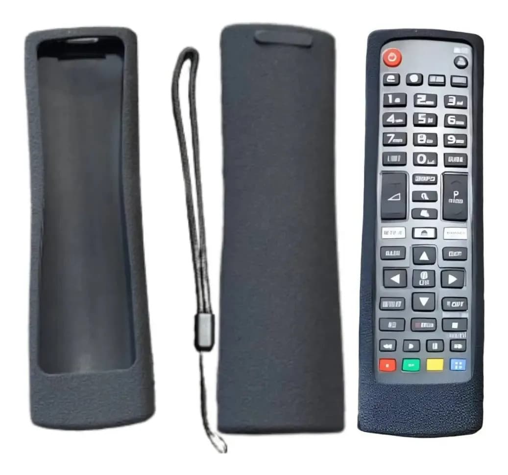 Capinha De Silicone Para Controle Remoto Tv LG Led Smart 4k Preto
