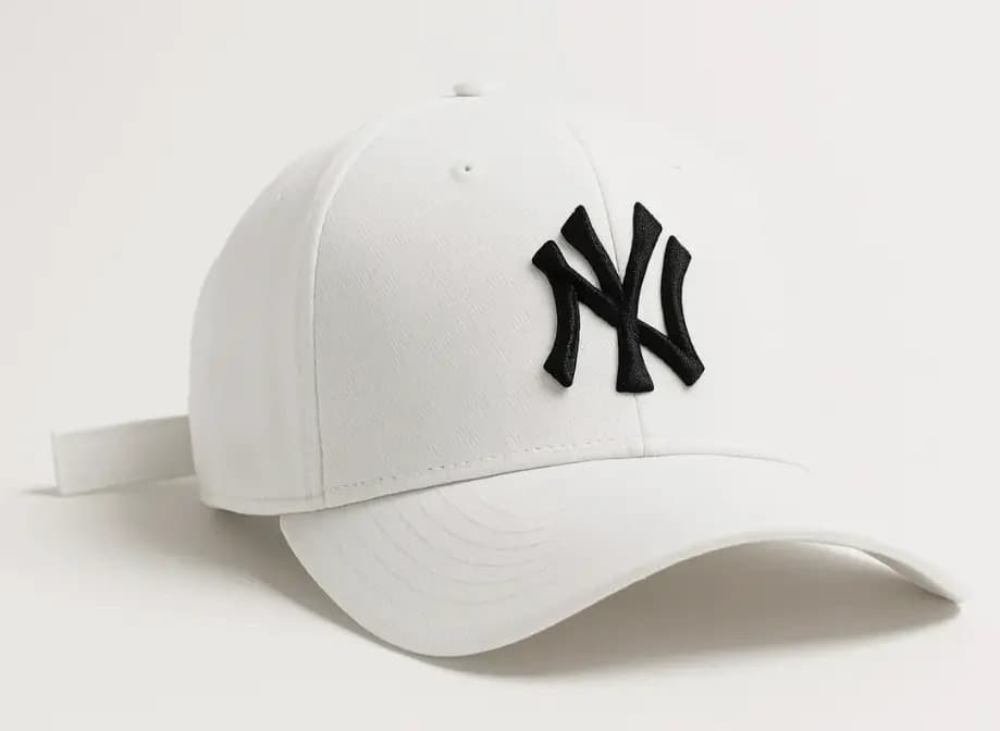 Boné Ny New York Masculino Feminino Unissex Fitão Blogueira Cor Branco E Preto Tamanho Un — imagem 4