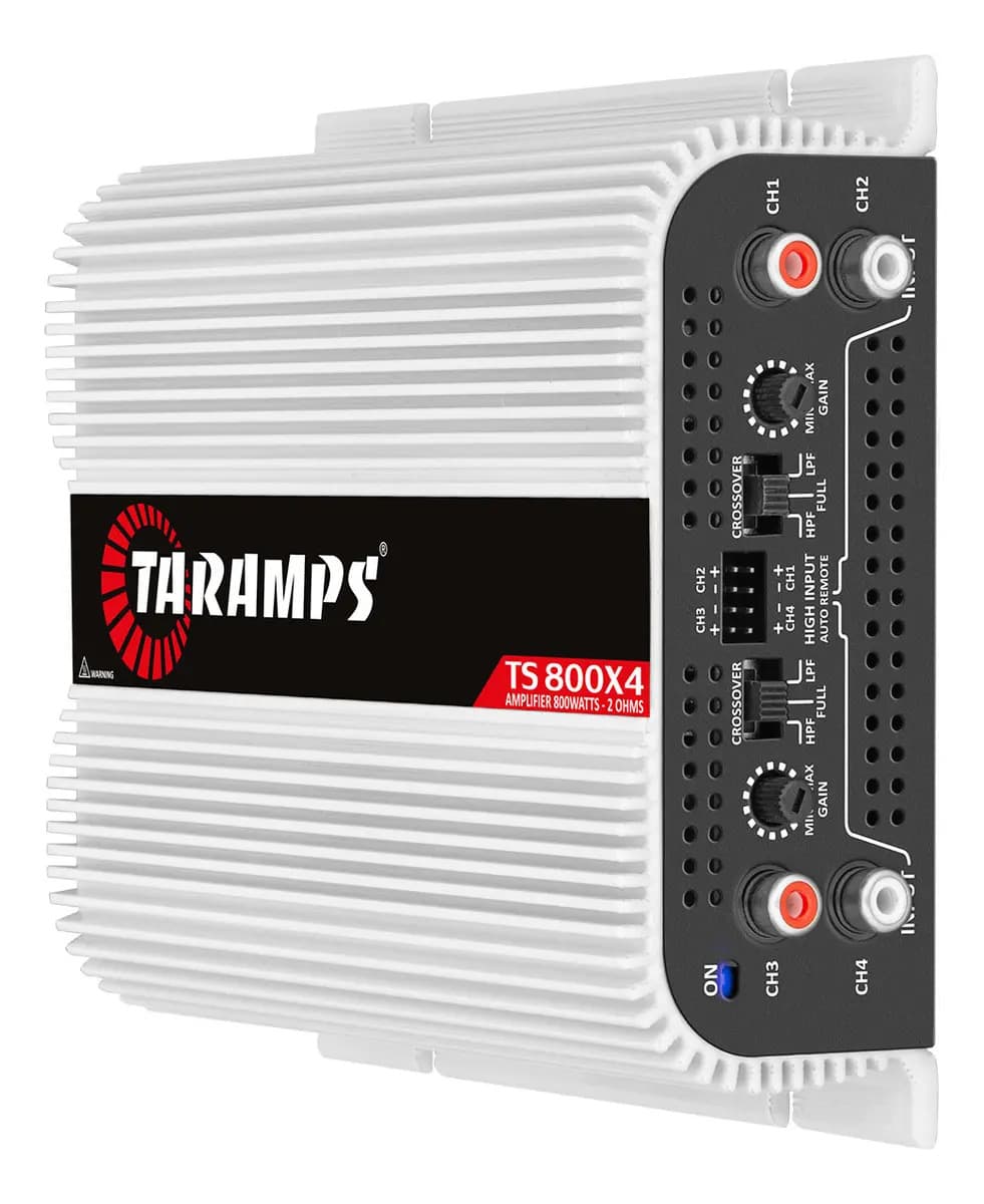 Amplificador Taramps TS 800x4 800W 4 Canais para Som Automotivo — imagem 4