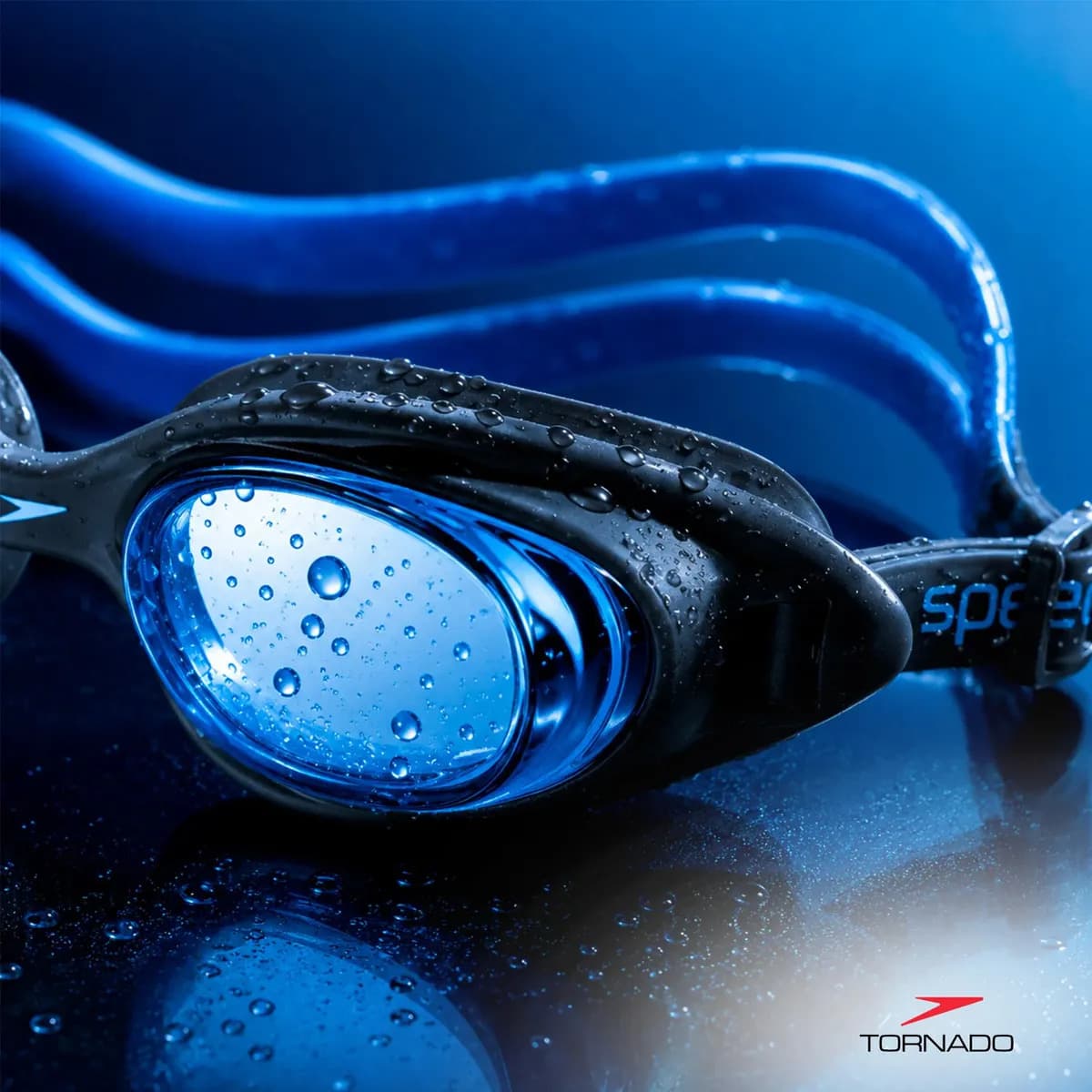 Óculos De Natação Speedo Tornado Treinamento Anti-fog Cor Cinza — imagem 2