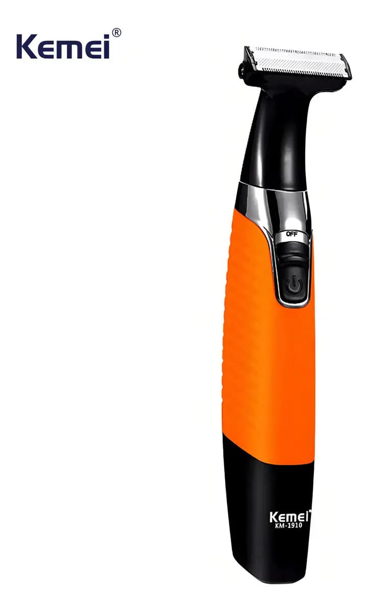 Maquina Kemei Barbeador Km-1910 Usb A Prova Dágua — imagem 3