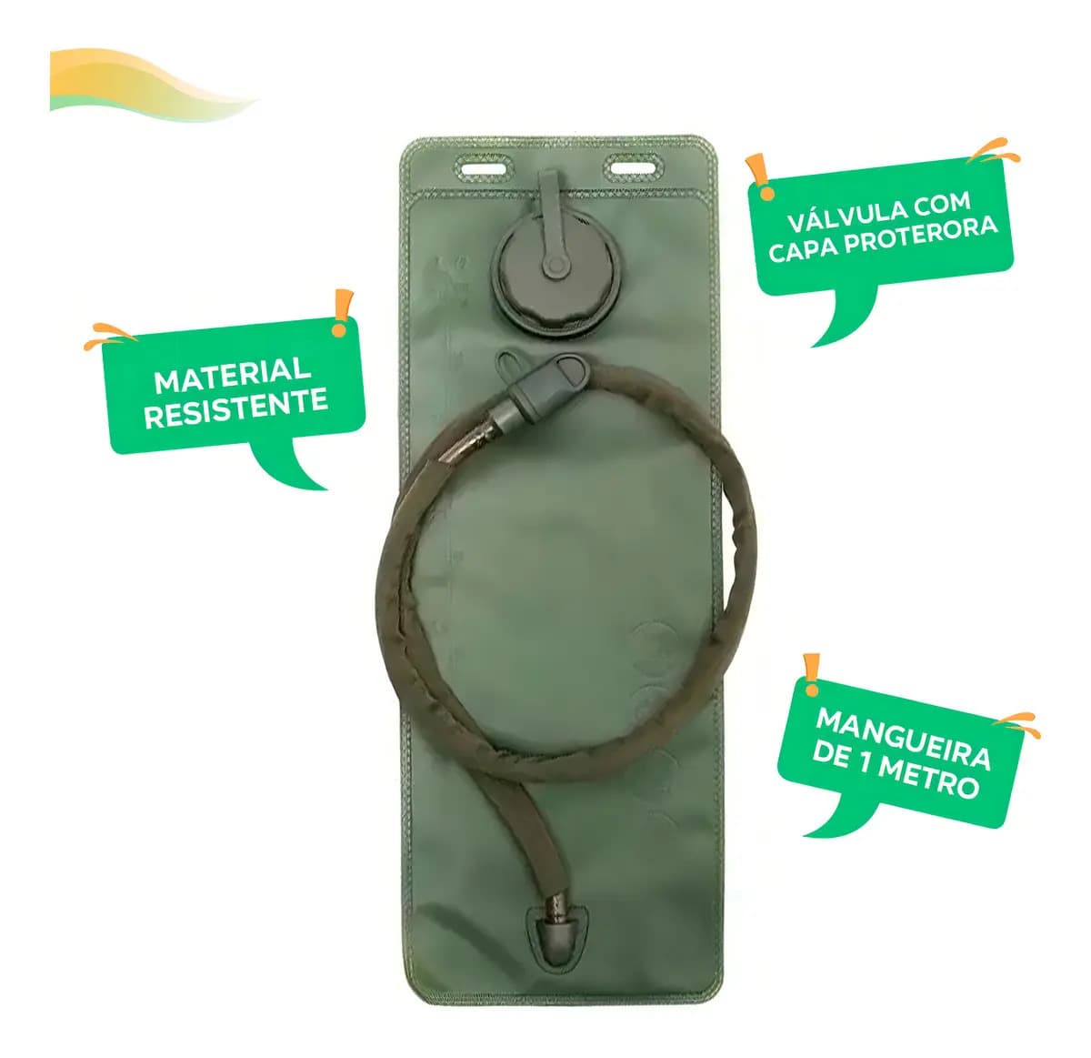 Refil Bolsa 3 Litros Mochila Hidratação Reservatório Água Trilha Bike Ciclismo Tumblr — imagem 6