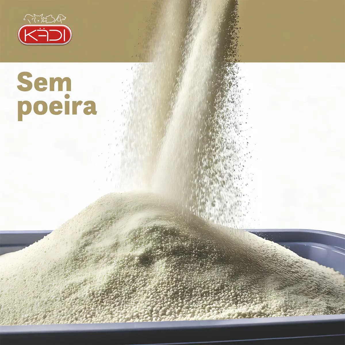 Areia Higiênica Fina Biodegradável Para Gatos Kadi 4kg — imagem 4