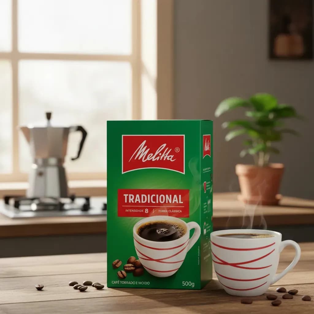 Café Melitta Torrado Moído Tradicional Intenso Vácuo 500g — imagem 4