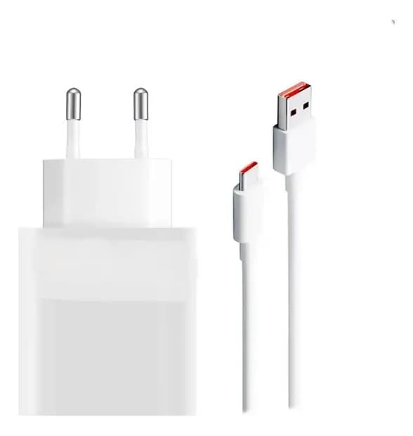 Carregador Turbo Usb C 67w (fonte + Cabo) Branco — imagem 3