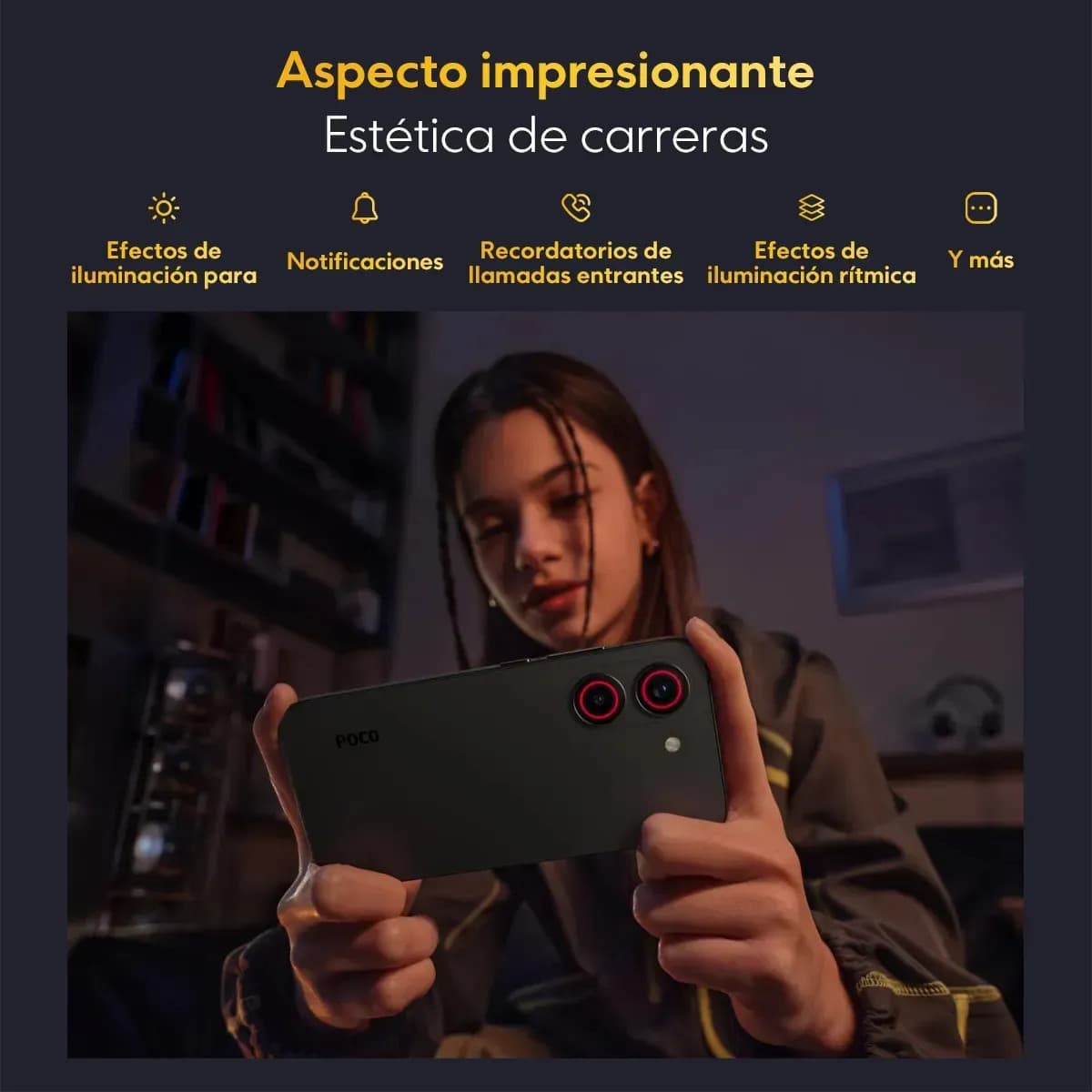 Celular Xiaomi Poco X8 Pro 8gb Ram 256gb Rom Dual Sim 6.59 Amoled Dimensity 8500 Ultra Green — imagem 5