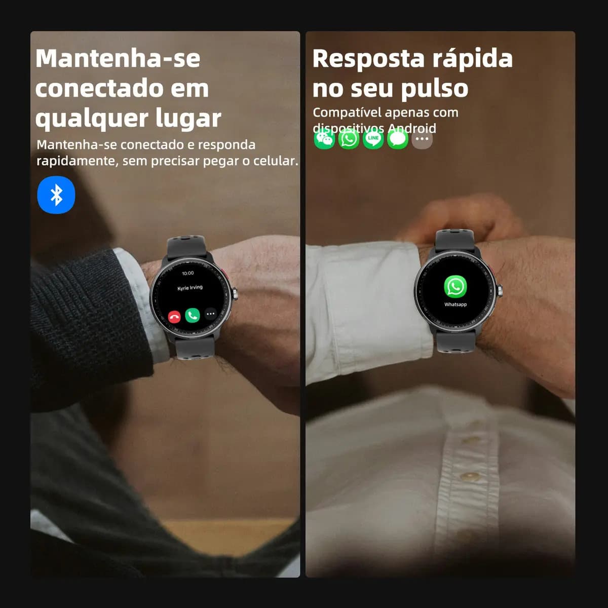 Relógio Inteligente Gps Smartwatch Amoled 3atm Sport Gps Caixa Preto — imagem 4