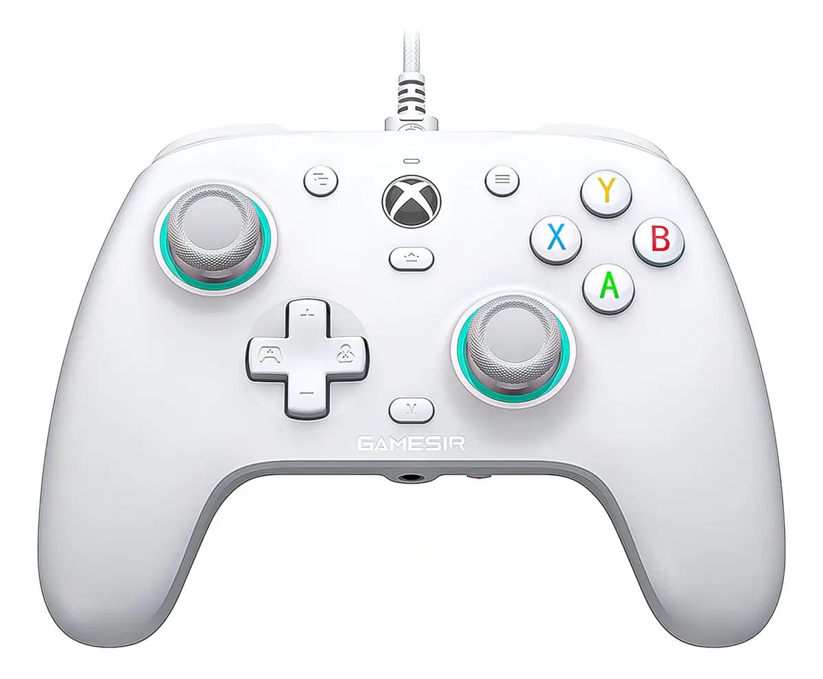 Controle GameSir G7 SE com Fio para Xbox One Series S X PC Hall Effect Botões Mecânicos Cor Branco