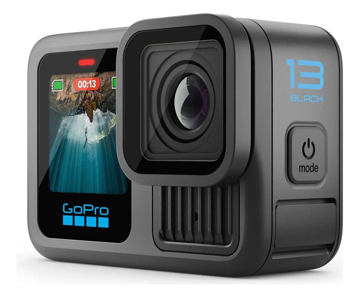 GoPro HERO13 Black Power Bundle - Kit com Câmera de Ação à Prova d'água 10m, 5.3K60, 27MP e Carregador duplo com Baterias, estojo e Cartão de Memória — imagem 3