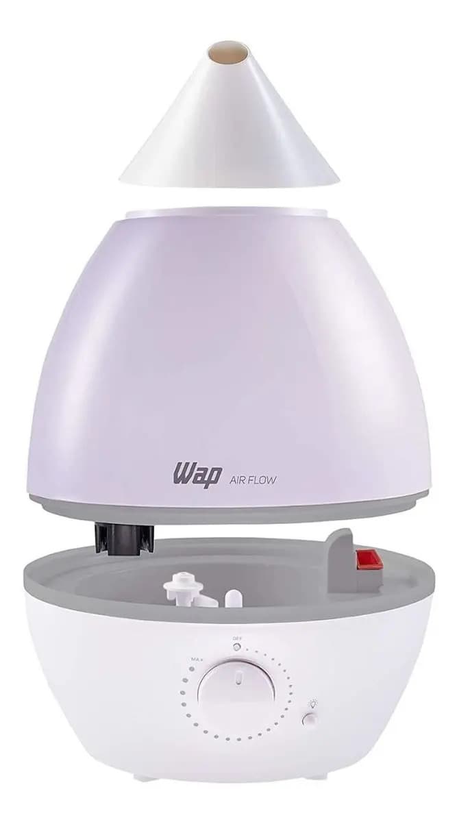 Umidificador Com Luminária e Difusor de Aromas Air Flow Branco e Cinza WAP 127V/220V — imagem 2