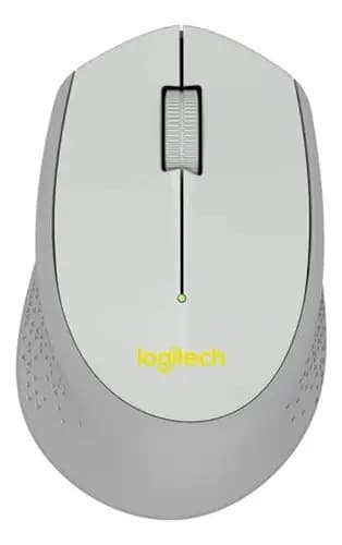Mouse sem fio Logitech M280 com cor branca