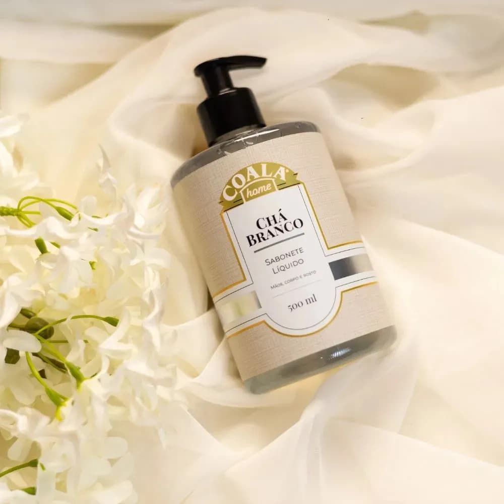 Sabonete Líquido Corpo Mãos Chá Branco Coala Home 500ml — imagem 4