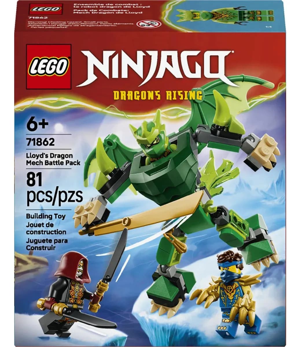 LEGO Ninjago - Pack de Batalha do Robô Dragão do Lloyd - 81 Peças - 71862 — imagem 2