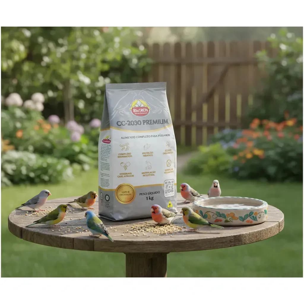 Cc 2030 Premium 1kg - Biotron - Farinhada Para Aves — imagem 6