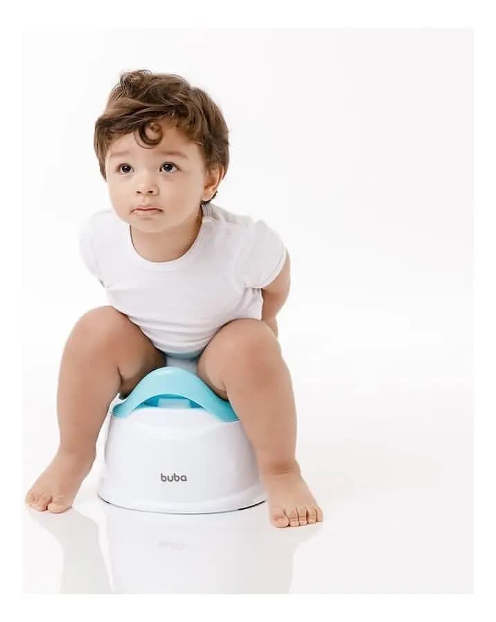 Troninho Penico Infantil Anatômico Azul Baby Buba — imagem 4