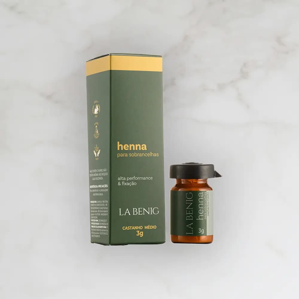 Henna Alta Fixação Profissional 2,5g - La Benig — imagem 2