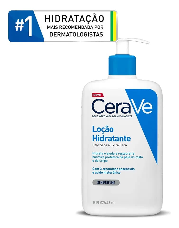 Loção Hidratante Corporal Sem Perfume, com Ceramidas Essenciais e Ácido Hialurônico, Textura Fluida CeraVe 473ml — imagem 6