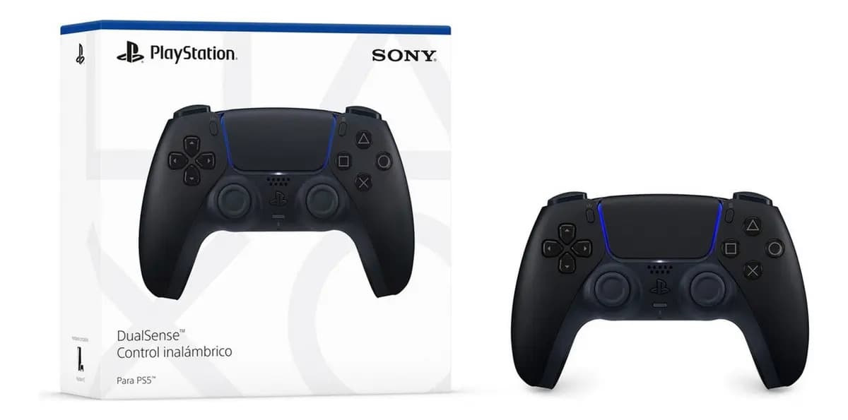 Controle Joystick Sem Fio Sony PlayStation 5 DualSense Midnight Black — imagem 2