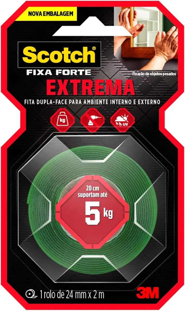 Fita Dupla Face 3m Extrema 24mm X2m Hb004492250