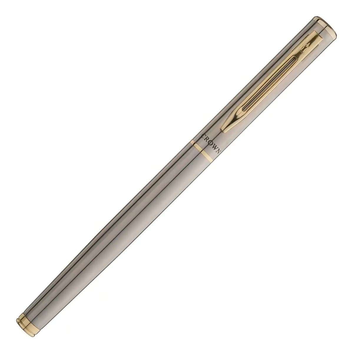 Caneta Tinteiro Crown Capricci Prata com Estojo — imagem 3