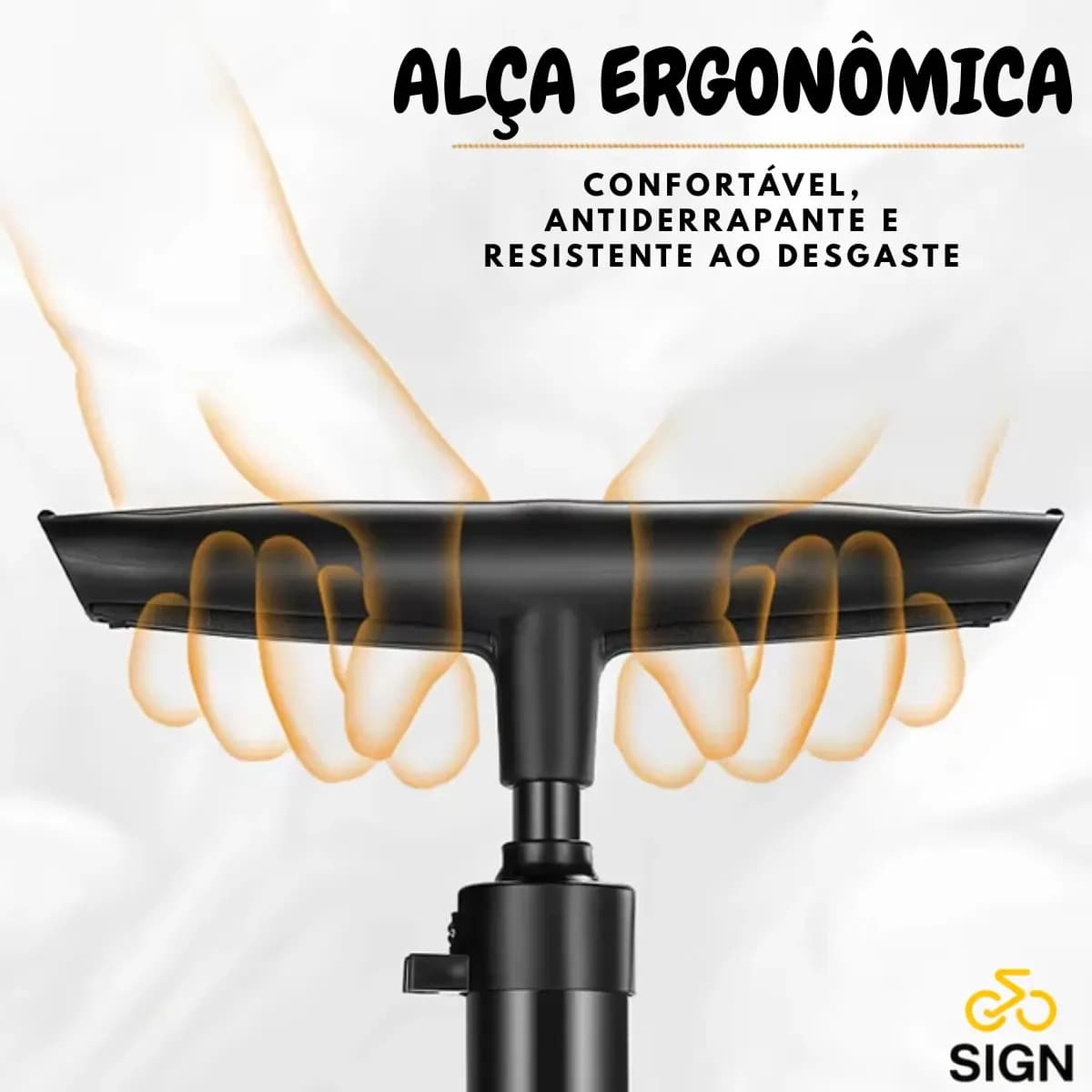 Bomba Para Pneu de Bicicleta Portátil De Ar Manual 3 Bicos 2 Válvulas Fina E Grossa Encher Pneus De Bike Carro Moto Bola Balão Colchão Inflável Bico Schrader E  — imagem 5