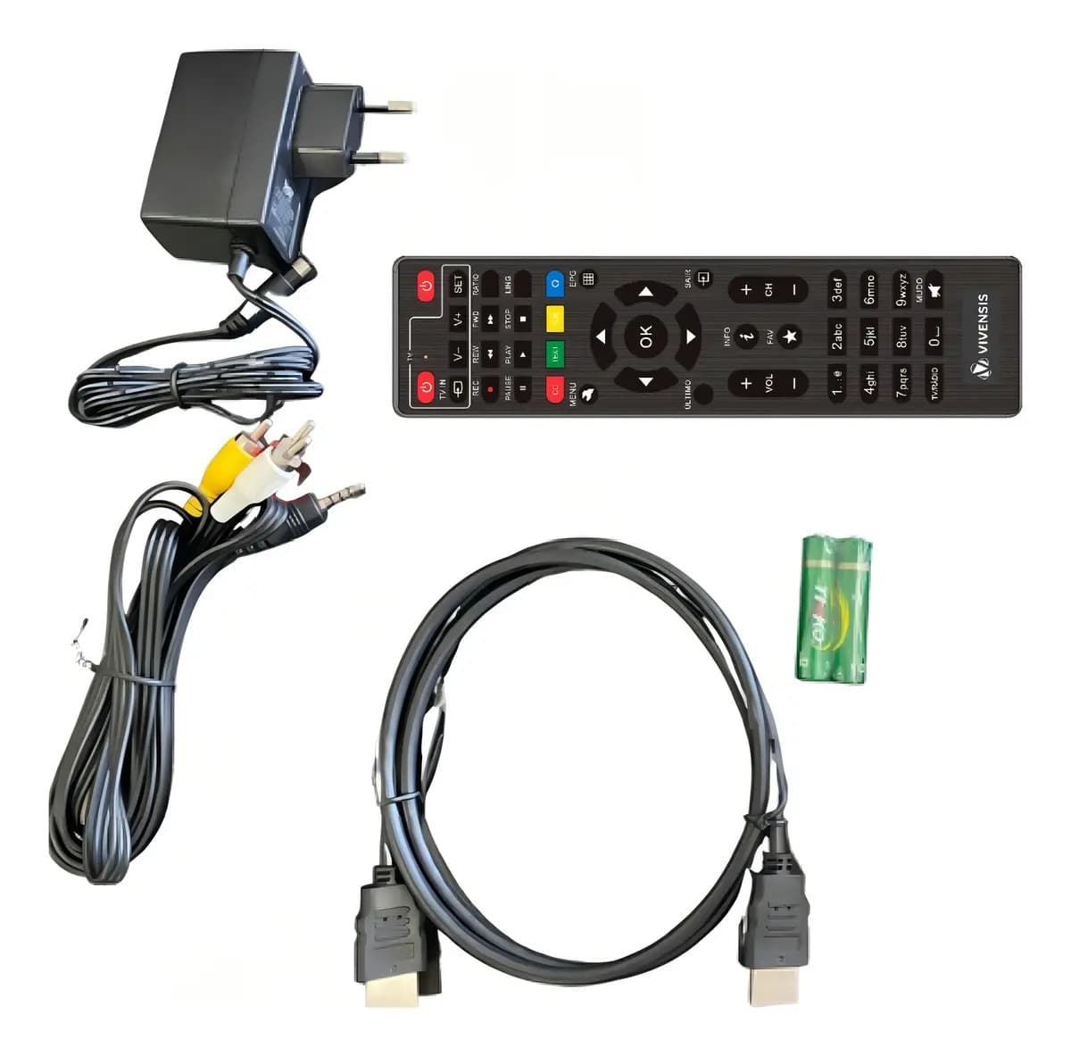 Receptor Vivensis VX10 Nova Parabolica TV Sem Mensalidade antena OI SKY Claro Vivo Cor Preto — imagem 2