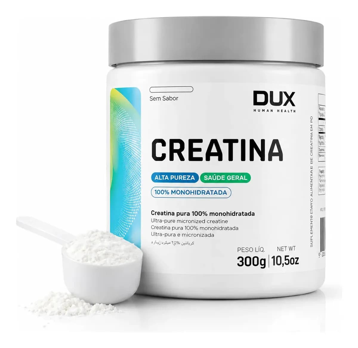 Creatina Dux Nutrition em pó Sem sabor x 300g — imagem 2