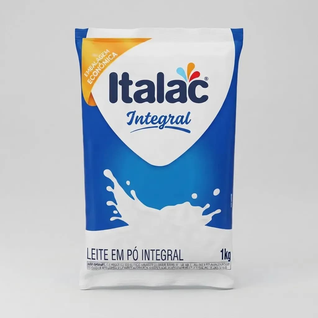 Leite Em Pó Integral Italac Almofada 1Kg