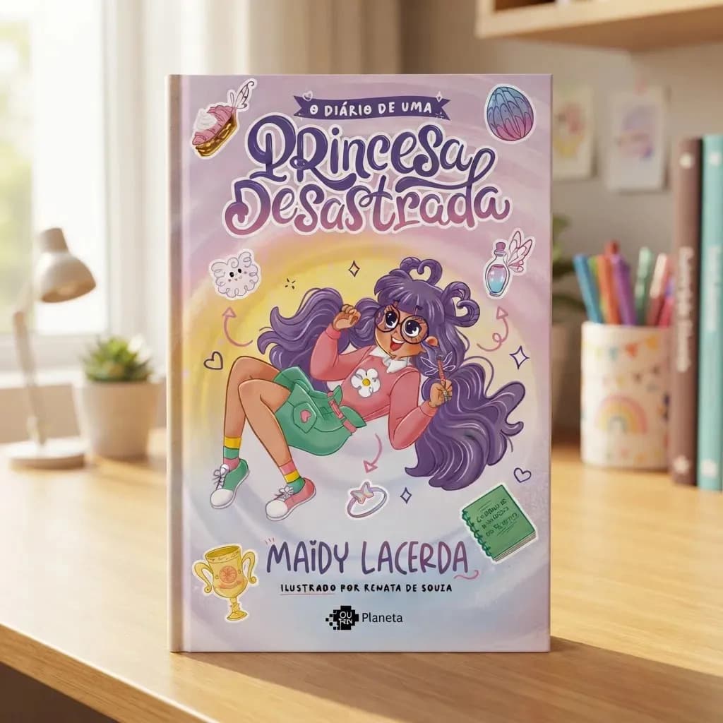 Libro O diário de uma princesa desastrada, Um Romance, de Lacerda, Maidy. Editorial Outro Planeta., tapa mole, en português (2022) — imagem 6