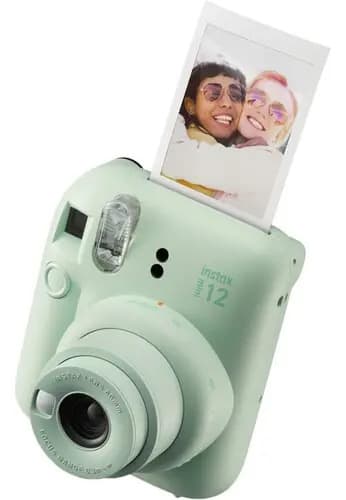 Câmera instantânea Fujifilm Instax Kit Mini 12 + 10 fotos mint green — imagem 4