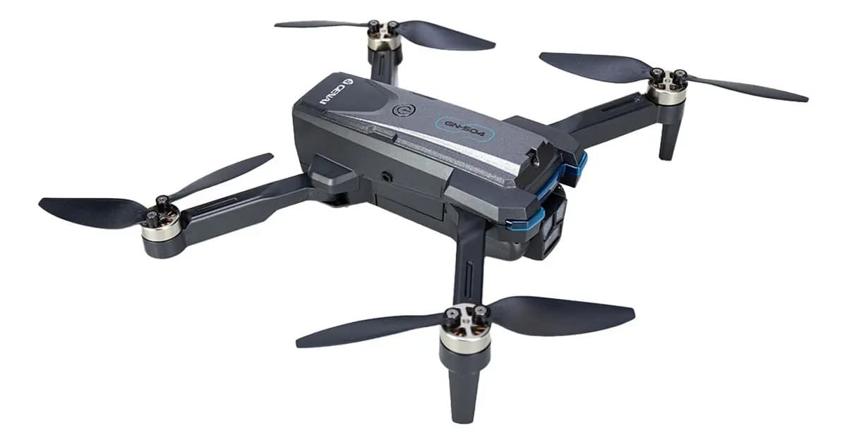 Drone S8s Pro Max Motor Brushles Camera Hd 4k 2 Bateria Full Cor Cinza-escuro — imagem 2