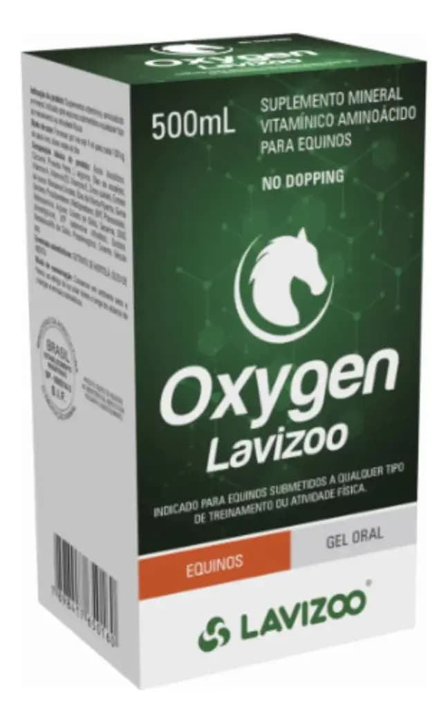 Suplemento Equino Lavizoo Oxygen Líquido Adulto 500 mL — imagem 2