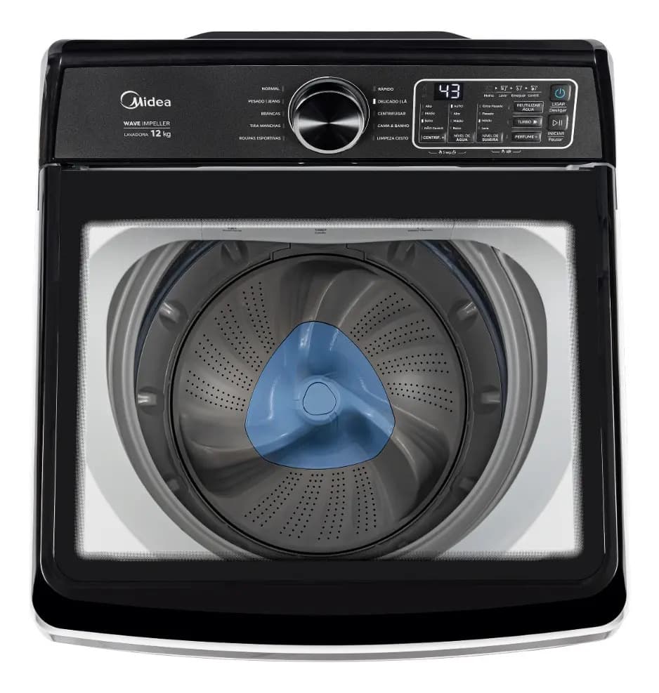 Máquina De Lavar Roupas 12kg Branca Midea Wave Impeller Branco — imagem 4