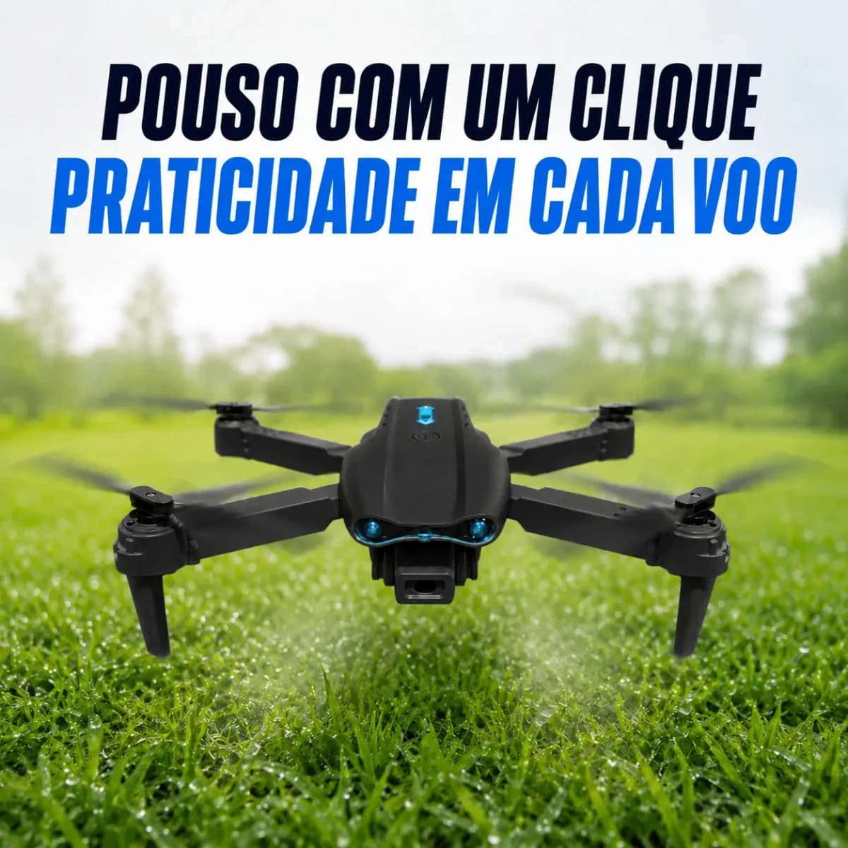Drone E99 Câmera Dual 4k Sensor Obstaculos Manobras Com Controle Remoto Fpv Estabilidade Estavel 1 Bateria 10 minutos Preto — imagem 5