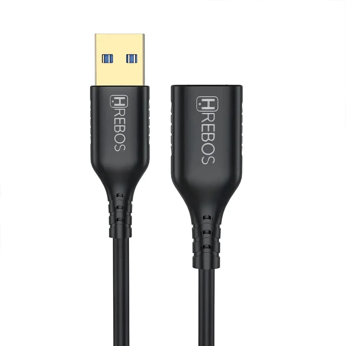 Cabo Extensor Usb 3.0 Usb Macho Fêmea 2 Metros Preto Macho e Fêmea 2 Metros Preto Turbo — imagem 3