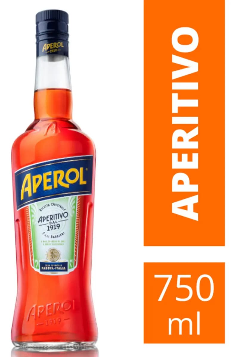 Aperitivo Aperol Spritz Italiano 750ml – Bebida Alcoólica
