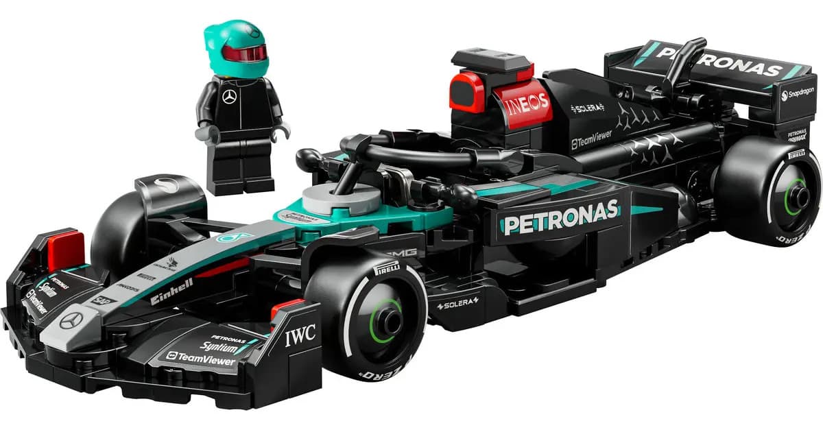 LEGO Speed Champions Carro de Corrida Mercedes-AMG F1 W15 77244; Carro de Fórmula 1 de Brinquedo para Montar e Colecionar — imagem 3